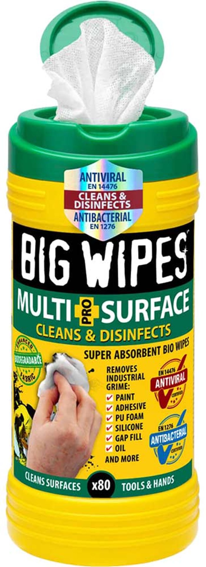 Tooled Up | Big Wipes Big Wipes Antiviral Multi-Surface Bio Pro+ 80 Wipes Big Wipes Big Wipes Antiviral Multi-Surface Bio Pro+ 80 Wipes