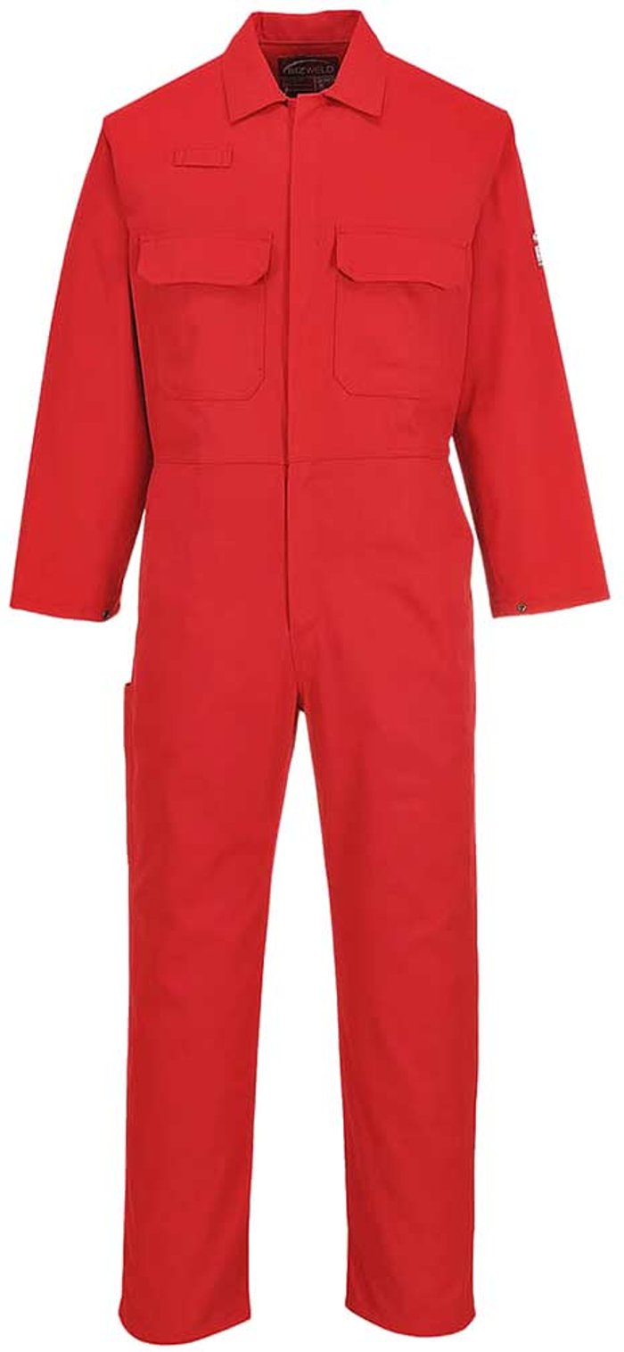 Tooled Up | Bizweld Biz Weld Mens Flame Resistant Overall Red 5XL 32 Bizweld Biz Weld Mens Flame Resistant Overall Red 5XL 32