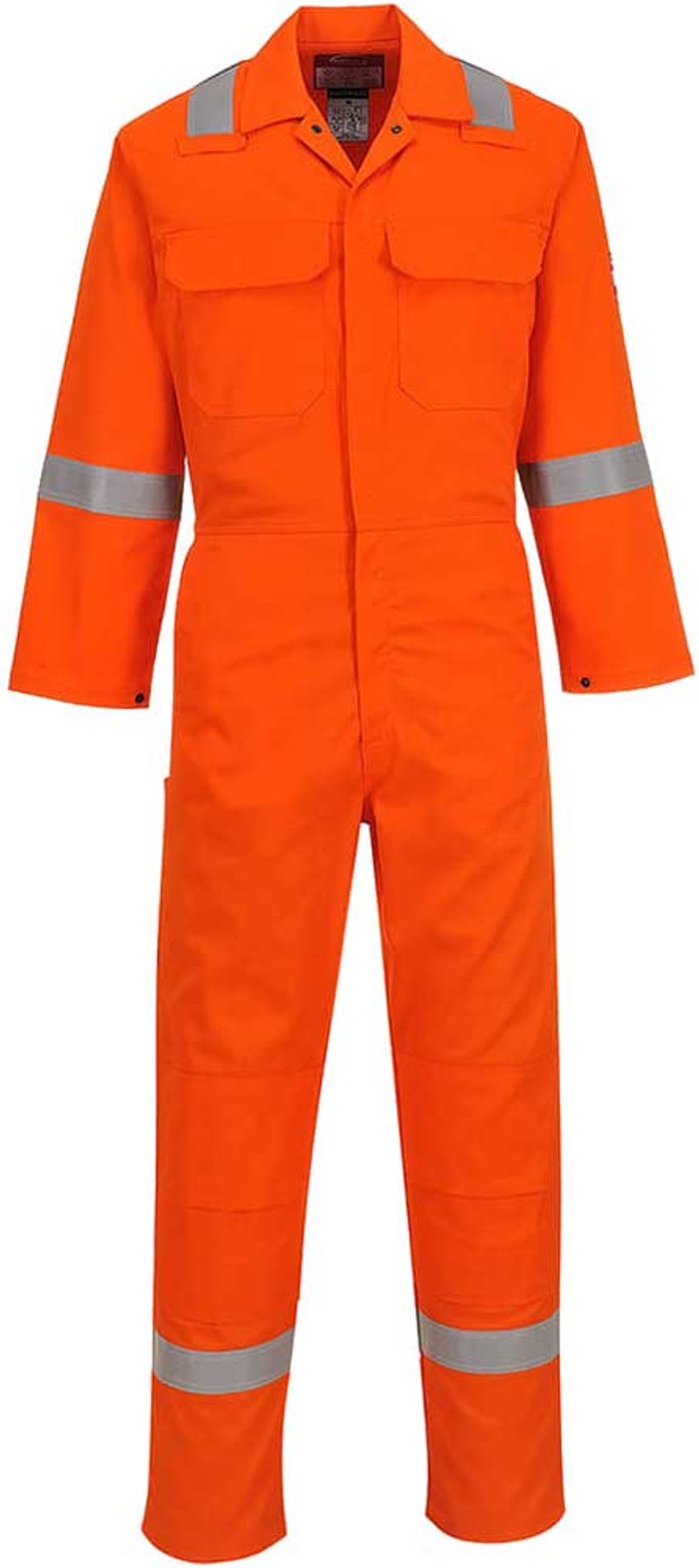 Tooled Up | Bizweld Biz Weld Mens Iona Flame Resistant Coverall Orange L 32 Bizweld Biz Weld Mens Iona Flame Resistant Coverall Orange L 32
