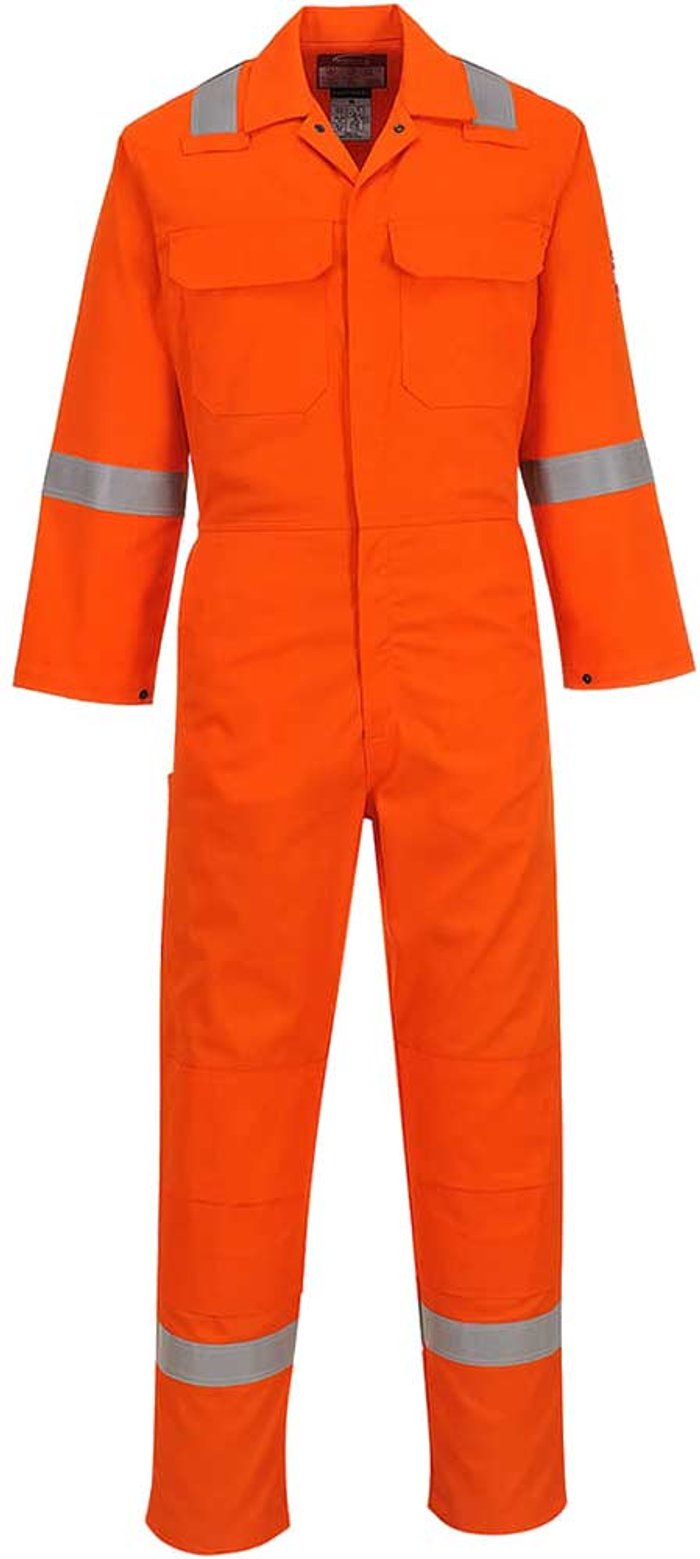 Tooled Up | Bizweld Biz Weld Mens Iona Flame Resistant Coverall Orange M 34 Bizweld Biz Weld Mens Iona Flame Resistant Coverall Orange M 34