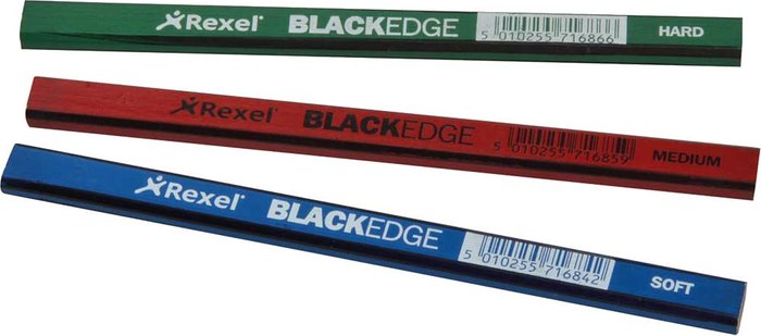 Tooled Up | Blackedge Blackedge Assorted Carpenters Pencils Pack of 12 Blackedge Blackedge Assorted Carpenters Pencils Pack of 12