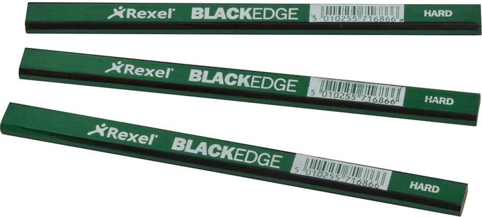 Tooled Up | Blackedge Blackedge Carpenters Pencils Hard Pack of 12 Blackedge Blackedge Carpenters Pencils Hard Pack of 12