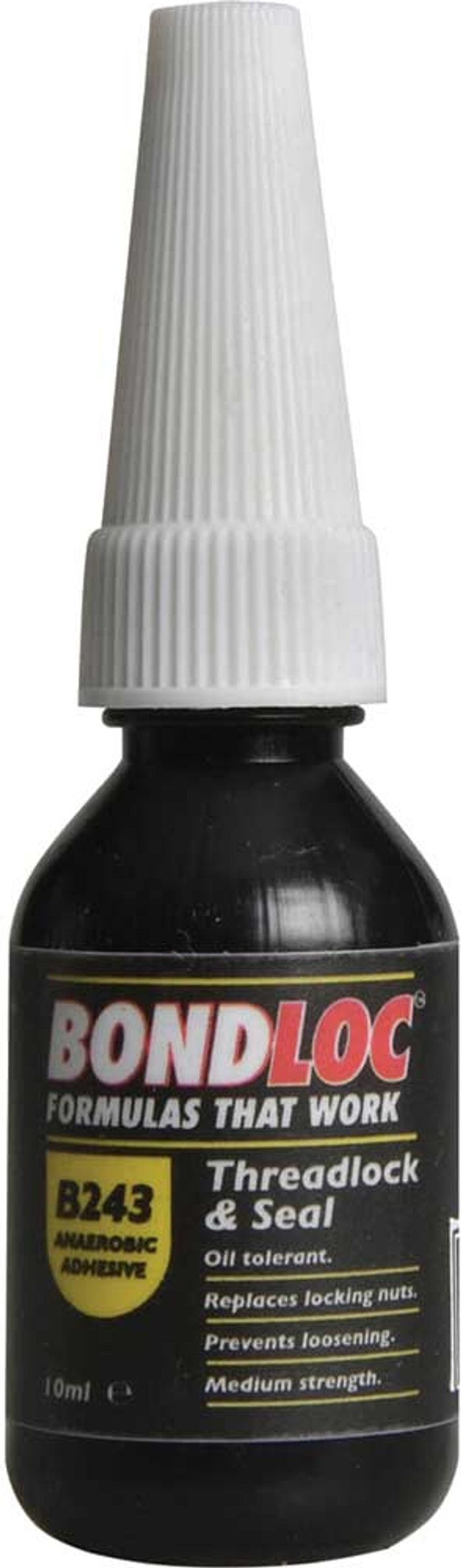 Tooled Up | Bondloc Bondloc B243 Nutlock Medium Strength Threadlocking Sealant 10ml Bondloc Bondloc B243 Nutlock Medium Strength Threadlocking Sealant 10ml