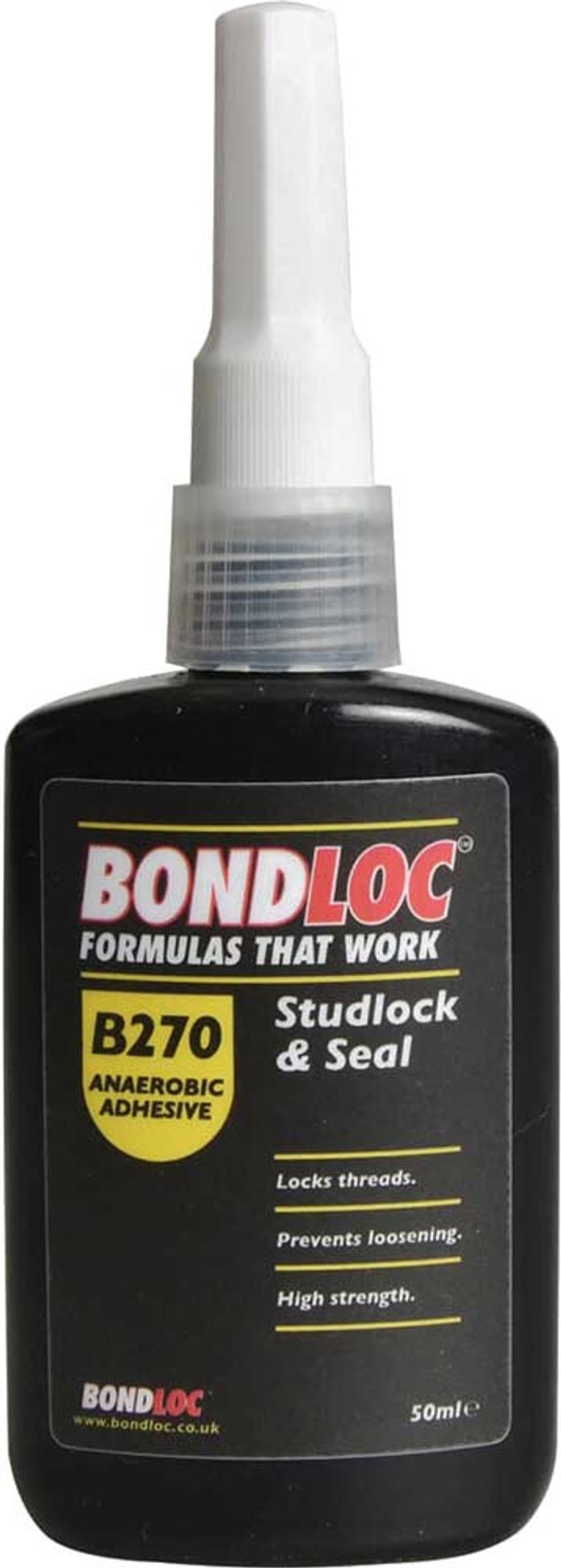 Tooled Up | Bondloc Bondloc B270 Studlock High Strength Threadlocking Sealant 50ml Bondloc Bondloc B270 Studlock High Strength Threadlocking Sealant 50ml