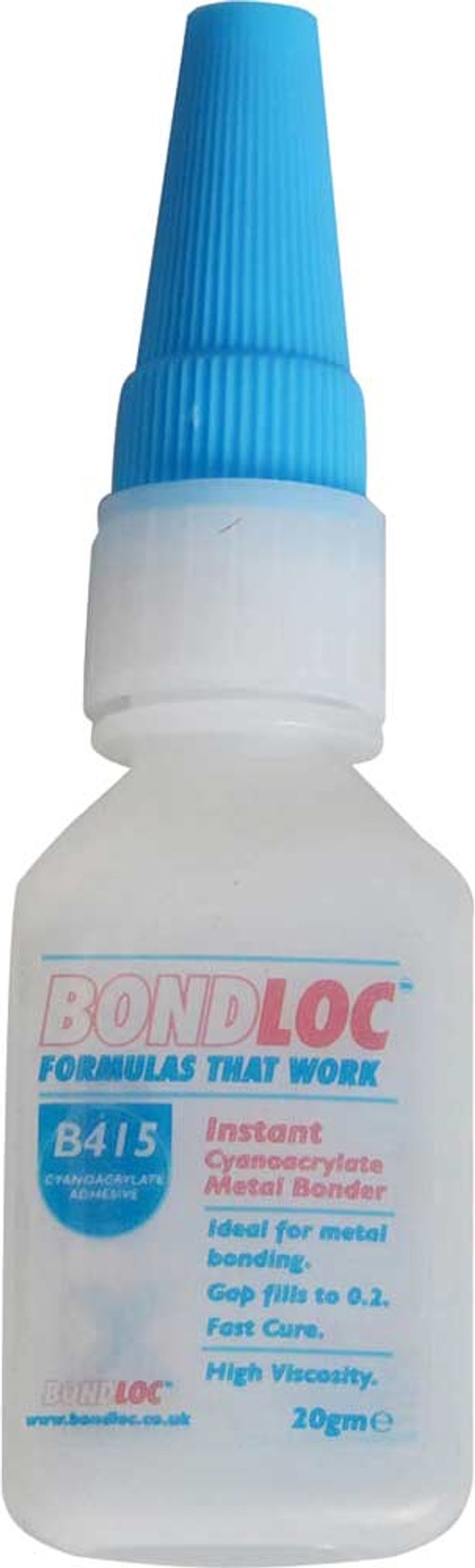 Tooled Up | Bondloc Bondloc B415 Hi Viscosity Cyanoacrylate Adhesive 20g Bondloc Bondloc B415 Hi Viscosity Cyanoacrylate Adhesive 20g