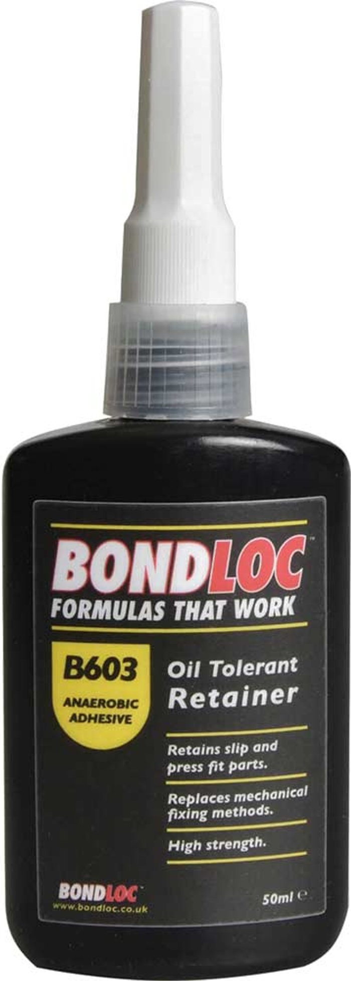 Tooled Up | Bondloc Bondloc B603 Oil Tolerant Retainer Compound 50ml Bondloc Bondloc B603 Oil Tolerant Retainer Compound 50ml