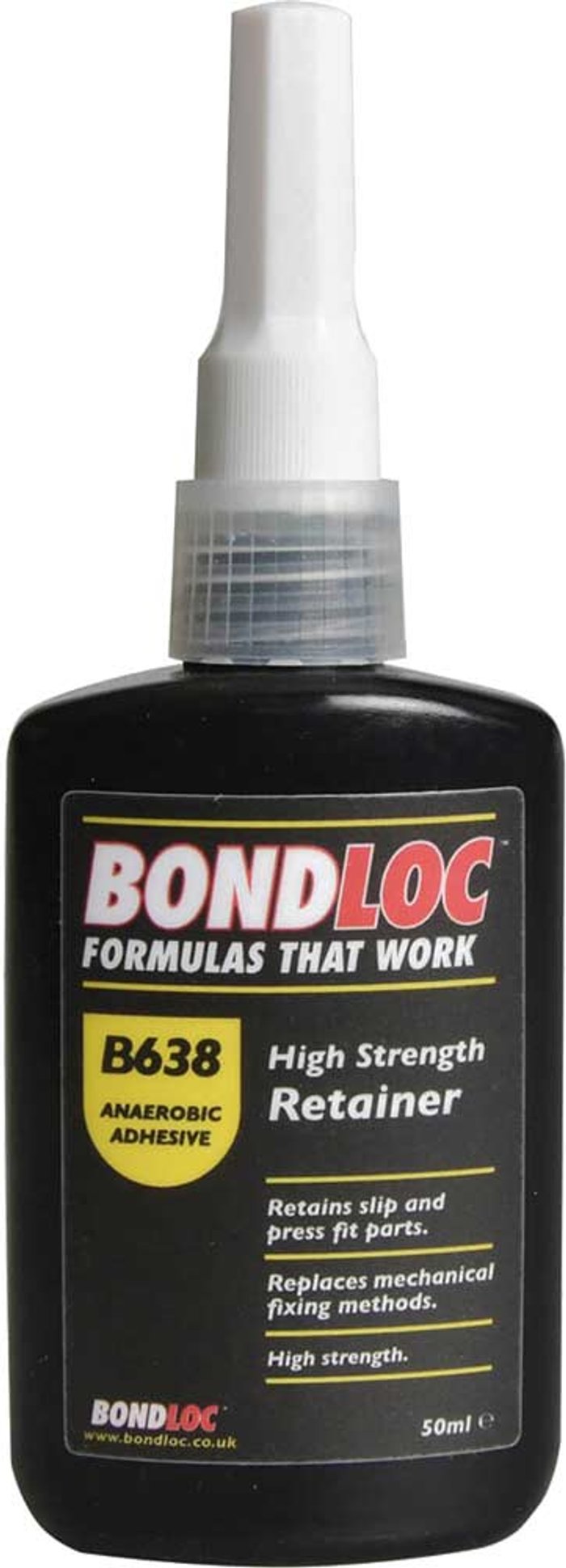 Tooled Up | Bondloc Bondloc B638 High Strength Retainer Compound 50ml Bondloc Bondloc B638 High Strength Retainer Compound 50ml