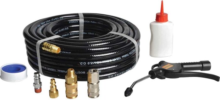 Tooled Up | Stanley Bostitch Bostitch Air Hose and Connectors 15m Stanley Bostitch Bostitch Air Hose and Connectors 15m