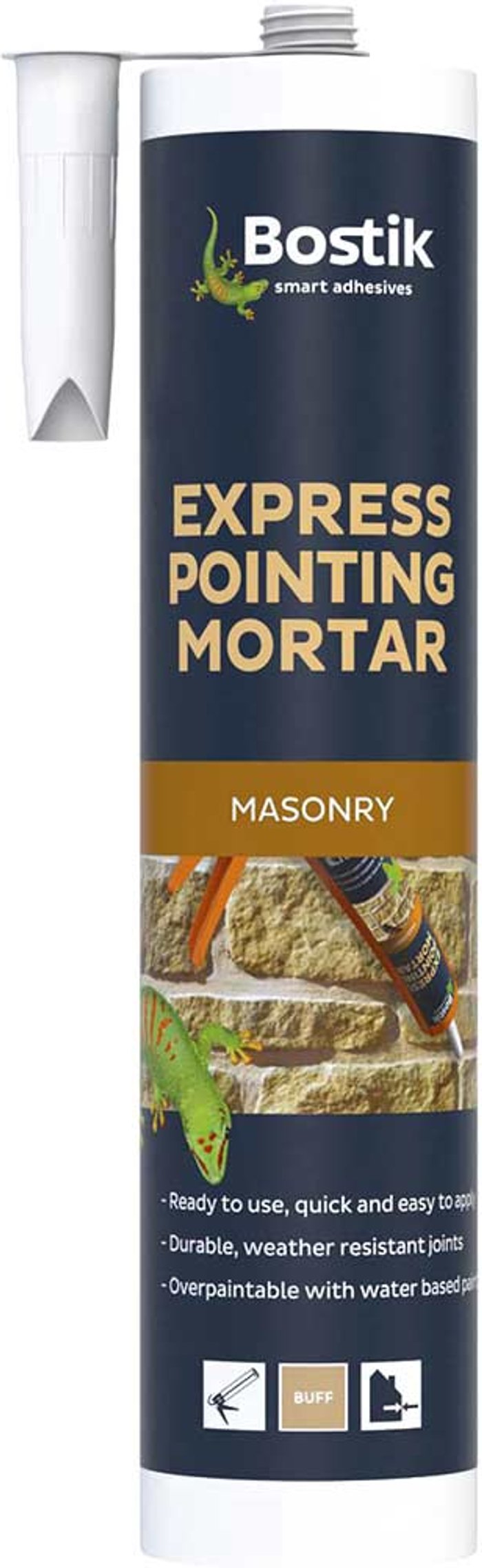 Tooled Up | Bostik Bostik Express Pointing Mortar Buff 310ml Bostik Bostik Express Pointing Mortar Buff 310ml