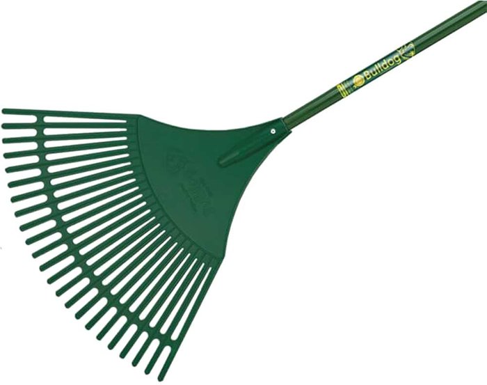 Tooled Up | Bulldog Bulldog Evergreen Plastic Leaf Rake 1.4m Bulldog Bulldog Evergreen Plastic Leaf Rake 1.4m