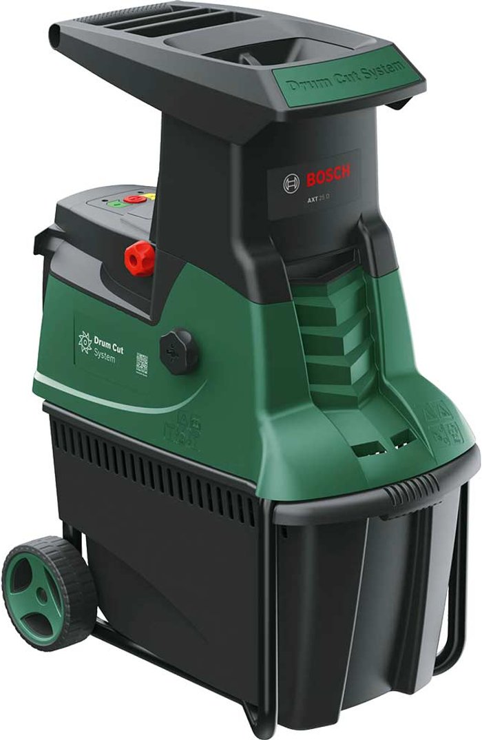 Tooled Up | Bosch Home and Garden Bosch AXT 25 Drum Garden Shredder 240v Bosch Home and Garden Bosch AXT 25 Drum Garden Shredder 240v
