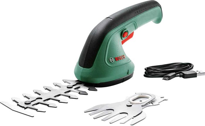 Tooled Up | Bosch Home and Garden BOSCH EasyShear Cordless Shrub & Grass Trimmer Set - Green Bosch Home and Garden BOSCH EasyShear Cordless Shrub & Grass Trimmer Set - Green