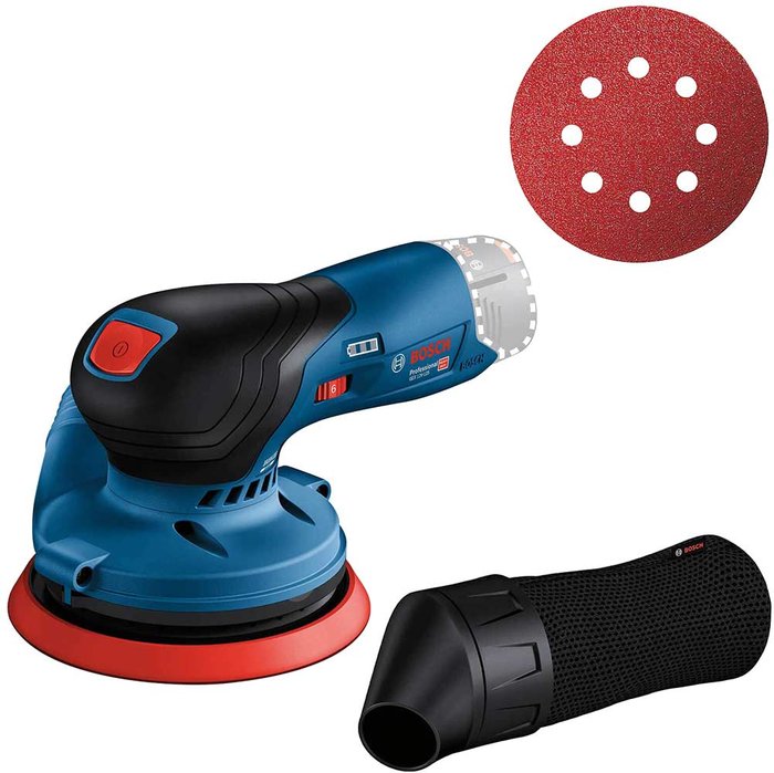 Tooled Up | Bosch GEX 12V-125 N 12v Orbital sander 125mm dia pad - Bosch Bosch GEX 12V-125 N 12v Orbital sander 125mm dia pad - Bosch