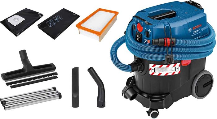 Tooled Up | Bosch Professional Bosch GAS 35 H AFC Wet and Dry Vacuum Dust Extractor 240v Bosch Professional Bosch GAS 35 H AFC Wet and Dry Vacuum Dust Extractor 240v