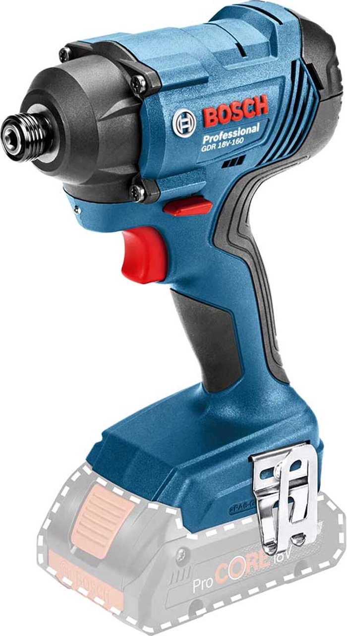 Tooled Up | Bosch Professional Bosch GDR 18 V-160 18V Cordless Impact Driver No Batteries No Charger No Case Bosch Professional Bosch GDR 18 V-160 18V Cordless Impact Driver No Batteries No Charger No Case