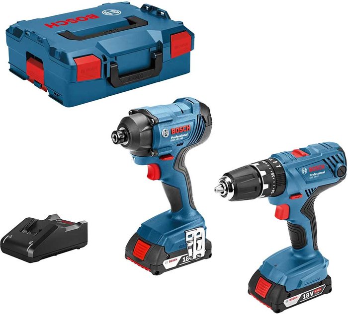 Tooled Up | Bosch Bosch - GSB18V-21+GDR18V-160 18v Twin pack Bosch Bosch - GSB18V-21+GDR18V-160 18v Twin pack
