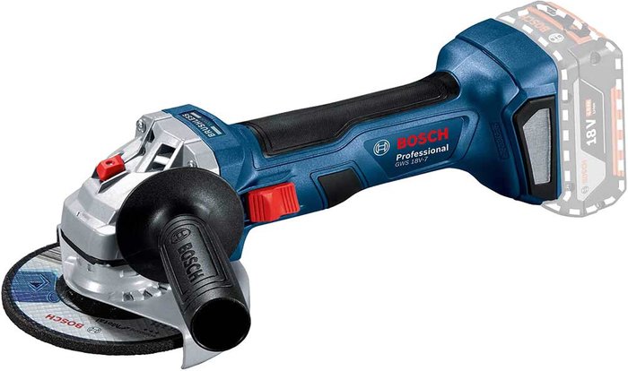 Tooled Up | Bosch Professional Bosch GWS 18V-7 125 18v Cordless Brushless Angle Grinder 125mm No Batteries No Charger No Case Bosch Professional Bosch GWS 18V-7 125 18v Cordless Brushless Angle Grinder 125mm No Batteries No Charger No Case