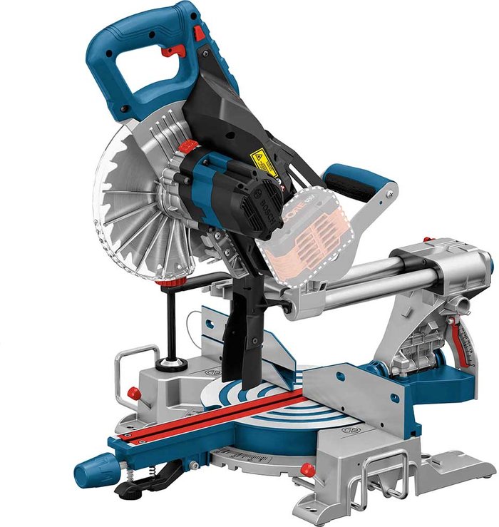 Tooled Up | Bosch Bosch Gcm 18 V-216 Professional Biturbo 18V Mitre Saw Bare Tool Bosch Bosch Gcm 18 V-216 Professional Biturbo 18V Mitre Saw Bare Tool