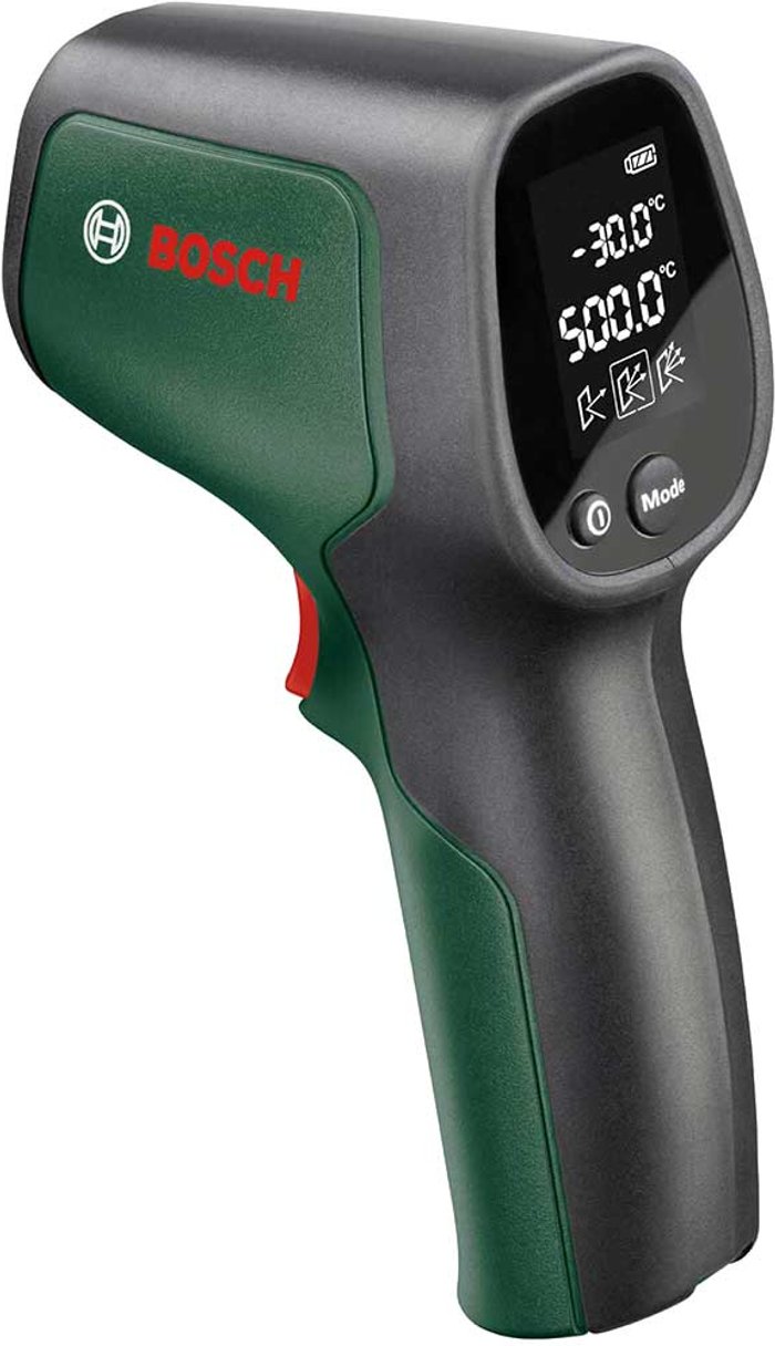 Tooled Up | Bosch Home and Garden Bosch UNIVERSALTEMP Infrared Surface Temperature Thermometer Bosch Home and Garden Bosch UNIVERSALTEMP Infrared Surface Temperature Thermometer