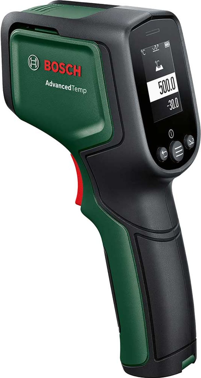 Tooled Up | Bosch Home and Garden Bosch ADVANCEDTEMP Infrared Thermal Detector and Thermometer Bosch Home and Garden Bosch ADVANCEDTEMP Infrared Thermal Detector and Thermometer