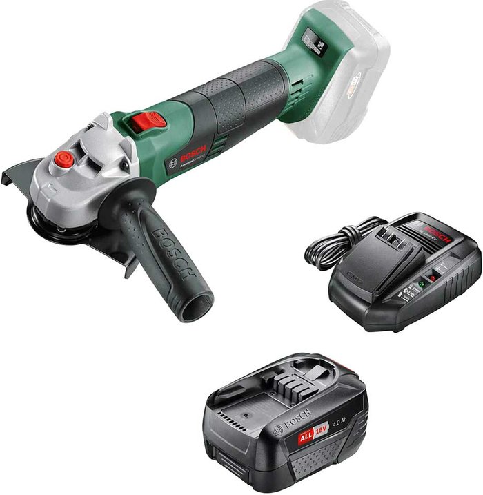 Tooled Up | Bosch Home and Garden Bosch ADVANCEDGRIND 18v Cordless Angle Grinder 125mm 1 x 4ah Li-ion Charger No Case Bosch Home and Garden Bosch ADVANCEDGRIND 18v Cordless Angle Grinder 125mm 1 x 4ah Li-ion Charger No Case