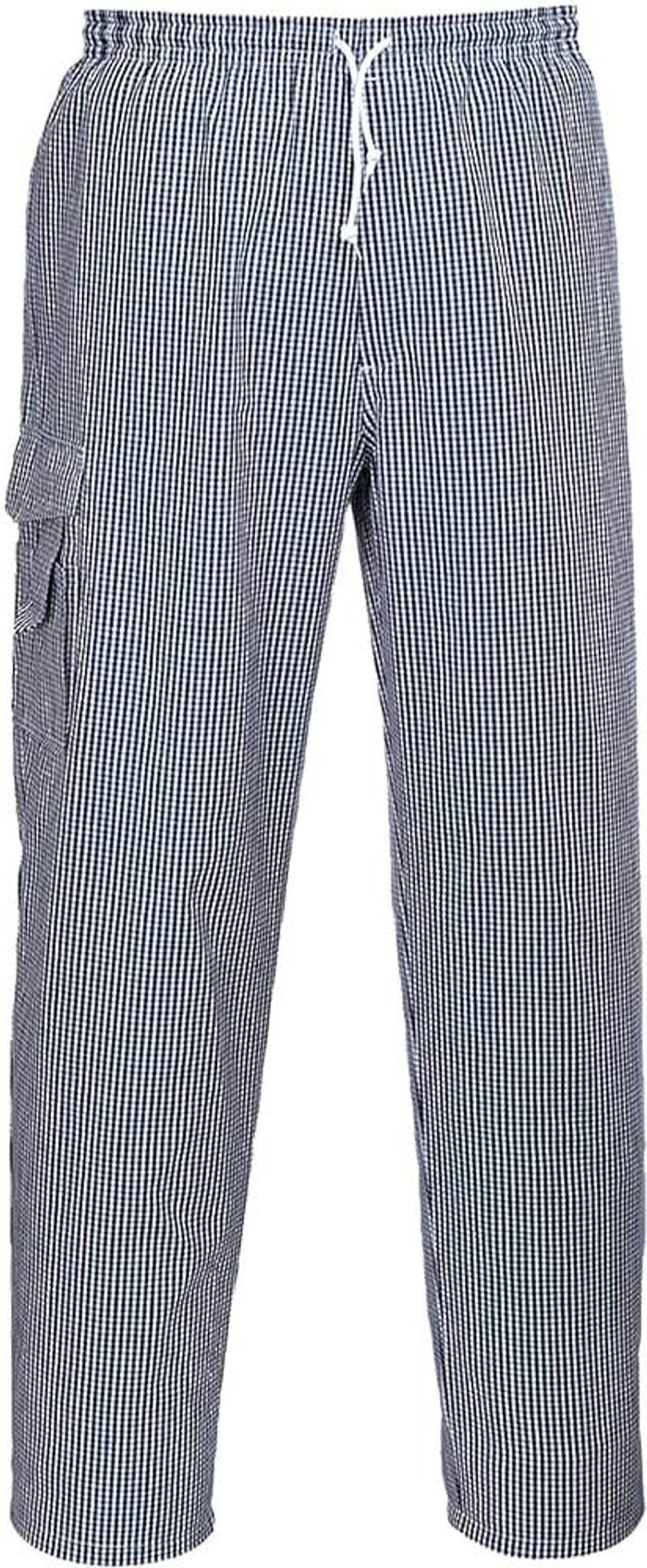 Tooled Up | Portwest Portwest C078 Chester Chef Trousers Check Blue / White 2XL 31 Portwest Portwest C078 Chester Chef Trousers Check Blue / White 2XL 31
