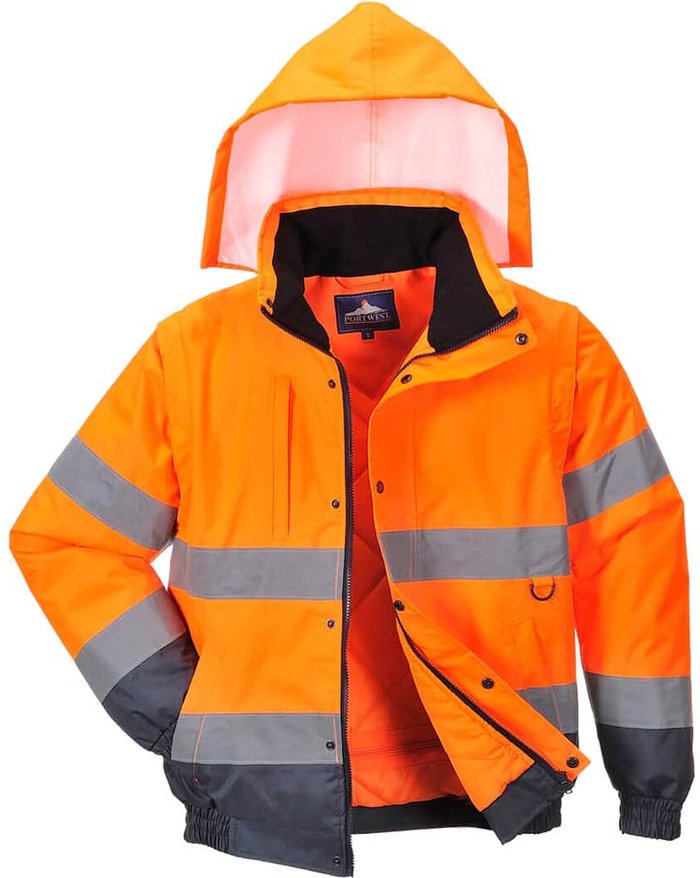 Tooled Up | 300D Oxford Weave Industry Oxford Weave 300D Class 3 Hi Vis 2-in-1 Jacket Orange L 300D Oxford Weave Industry Oxford Weave 300D Class 3 Hi Vis 2-in-1 Jacket Orange L
