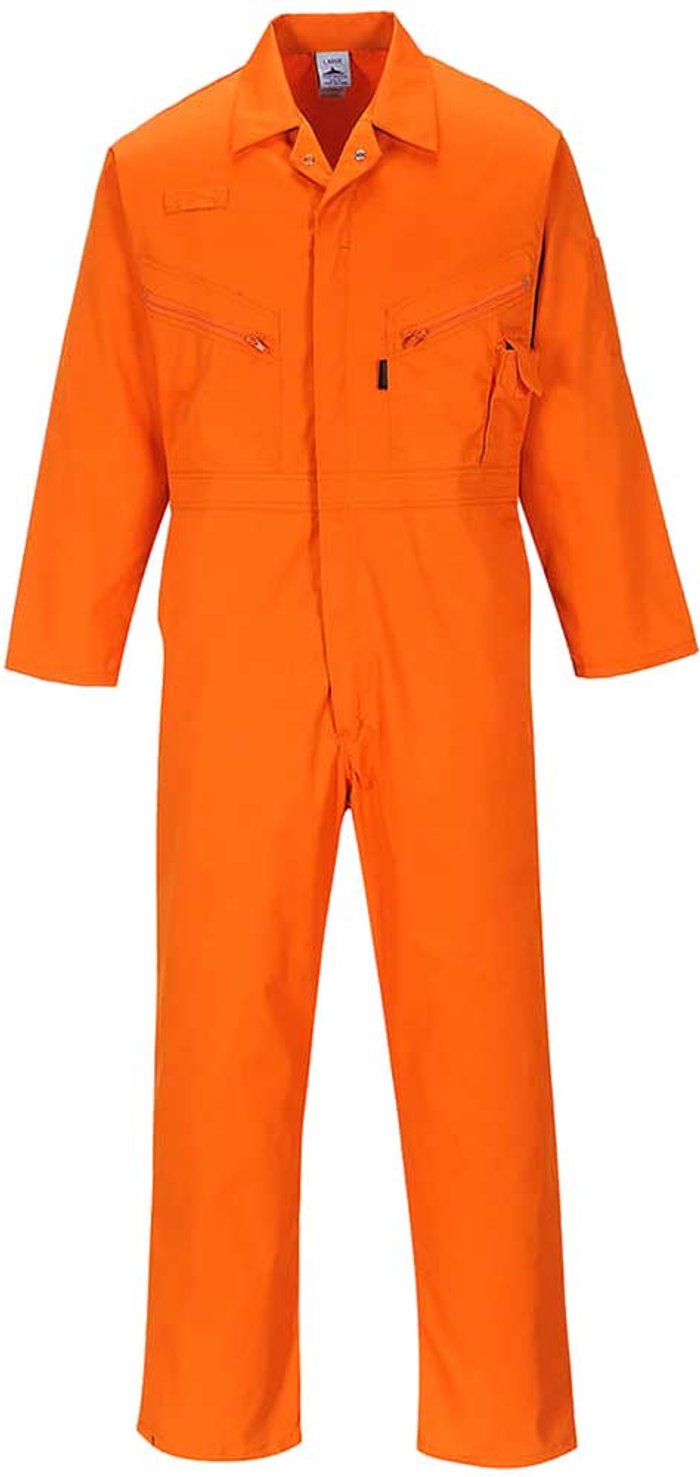 Tooled Up | Portwest Portwest Liverpool Zip Coverall Orange S 31 Portwest Portwest Liverpool Zip Coverall Orange S 31