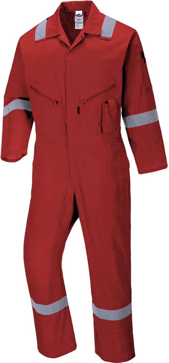 Tooled Up | Portwest Portwest C814 Iona Cotton Coverall Red S Portwest Portwest C814 Iona Cotton Coverall Red S