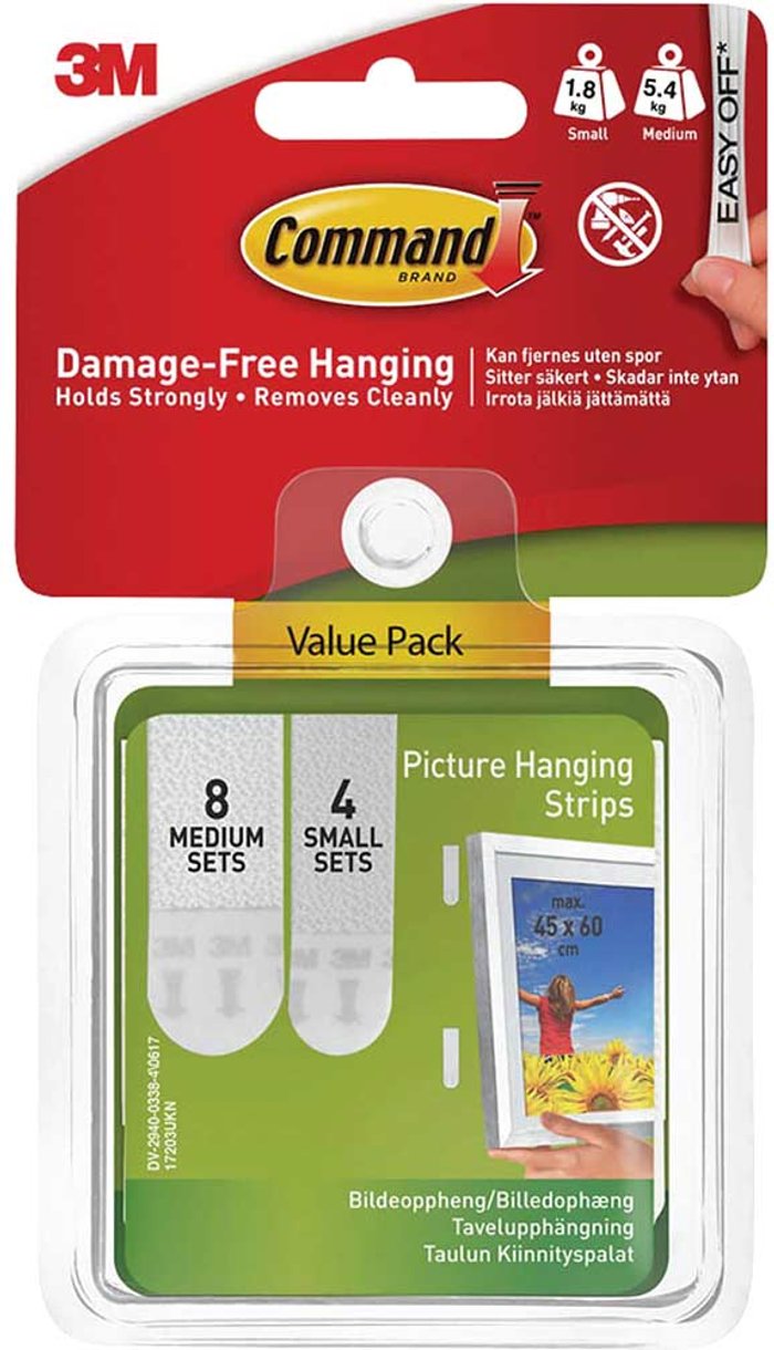 Tooled Up | COMMAND Command Small and Medium Picture Hanging Strips COMMAND Command Small and Medium Picture Hanging Strips