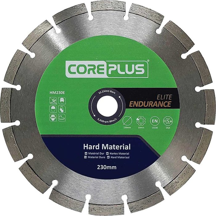Tooled Up | Coreplus Coreplus Elite Hard Material Turbo Diamond Blade 230mm 2.6mm 22mm Coreplus Coreplus Elite Hard Material Turbo Diamond Blade 230mm 2.6mm 22mm