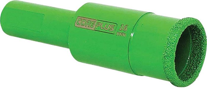 Tooled Up | Coreplus Coreplus Diamond Tile Drill Bit 16mm Coreplus Coreplus Diamond Tile Drill Bit 16mm