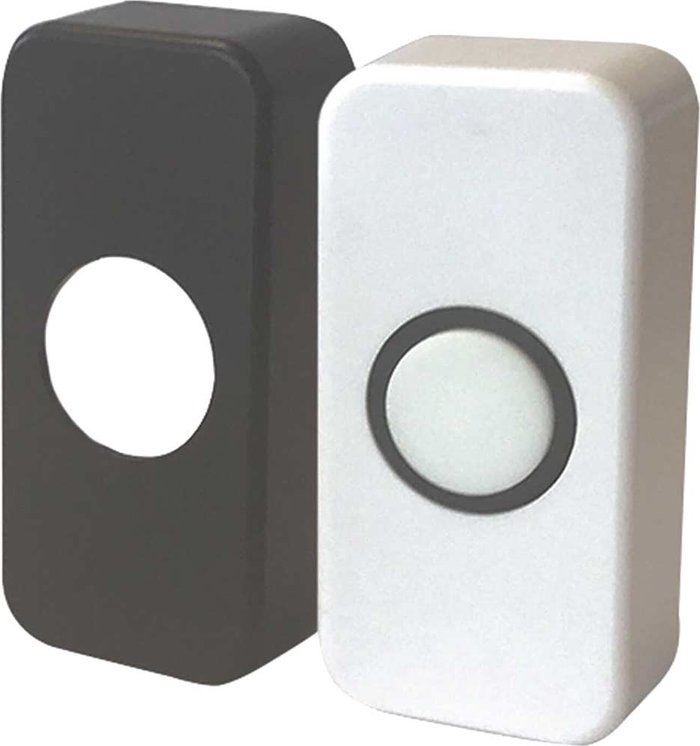 Tooled Up | Deta Vimark Deta Vimark Door Bell Push and Black or White Covers for Wired Chimes Deta Vimark Deta Vimark Door Bell Push and Black or White Covers for Wired Chimes