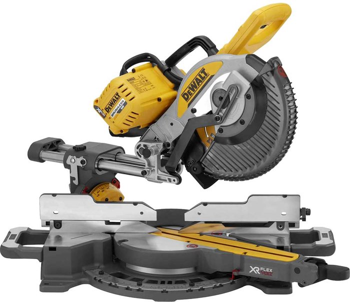 Tooled Up | Dewalt DeWalt DCS727 54v XR Flexvolt Cordless Brushless Mitre Saw 250mm No Batteries No Charger No Case Dewalt DeWalt DCS727 54v XR Flexvolt Cordless Brushless Mitre Saw 250mm No Batteries No Charger No Case