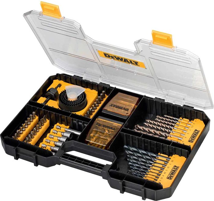 Tooled Up | Dewalt DeWalt 100 Piece Drill & Screwdriver Set DT71569-QZ Dewalt DeWalt 100 Piece Drill & Screwdriver Set DT71569-QZ