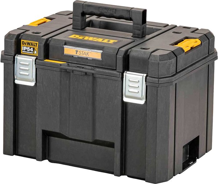 Tooled Up | Dewalt DeWalt TSTAK V2 Stackable Deep Tool Box Dewalt DeWalt TSTAK V2 Stackable Deep Tool Box