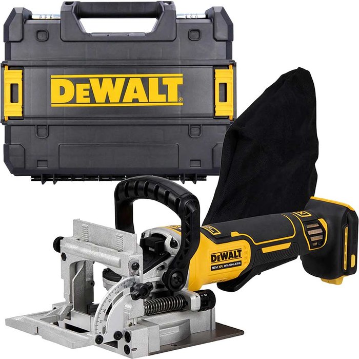Tooled Up | Dewalt DeWalt DCW682 18v XR Cordless Brushless Biscuit Jointer No Batteries No Charger Case Dewalt DeWalt DCW682 18v XR Cordless Brushless Biscuit Jointer No Batteries No Charger Case