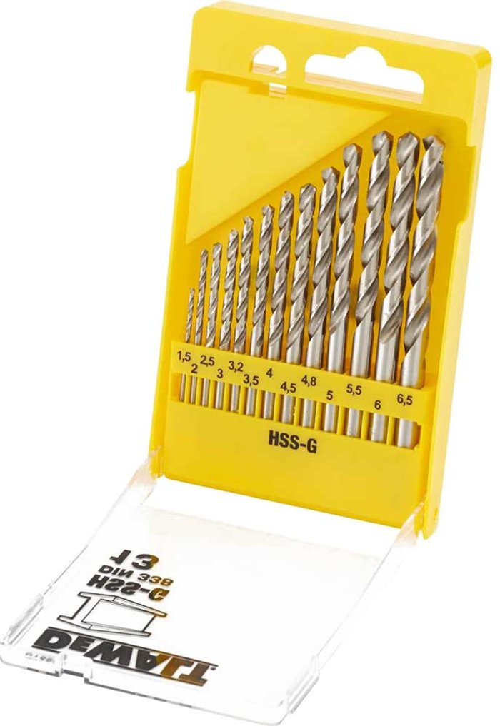 Tooled Up | Dewalt DeWalt 13 Piece HSS-G Drill Bit Set Dewalt DeWalt 13 Piece HSS-G Drill Bit Set