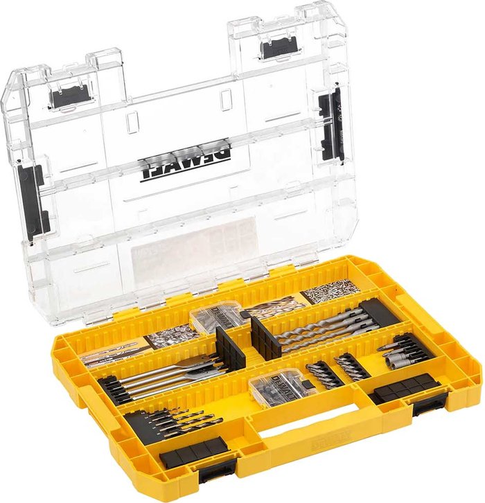 Tooled Up | Dewalt DeWalt 85 Piece Toughcase Drill and Screwdriver Bit Set Dewalt DeWalt 85 Piece Toughcase Drill and Screwdriver Bit Set