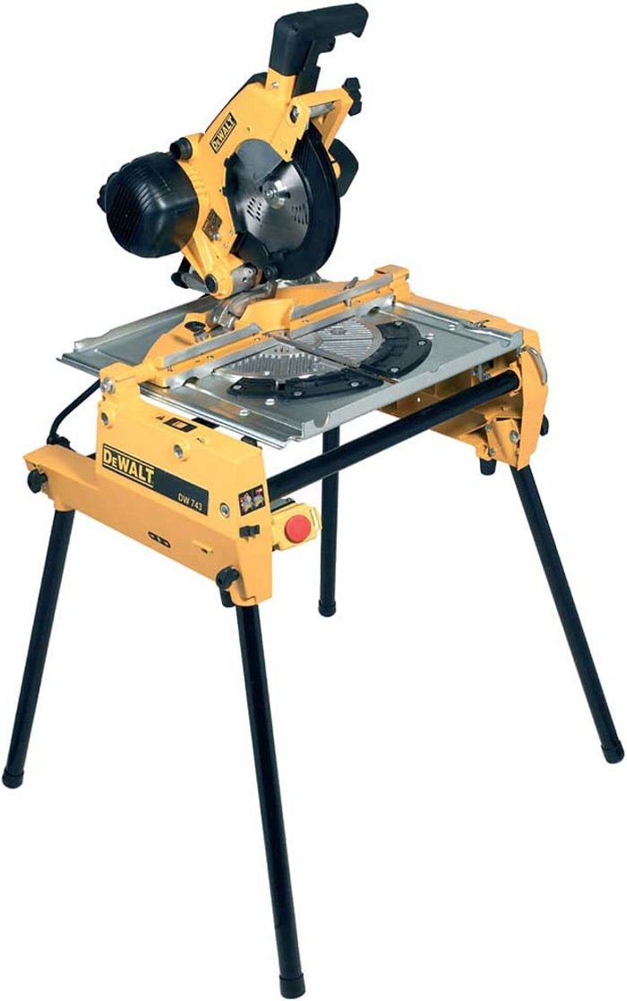 Tooled Up | Dewalt DeWalt DW743N Flip Over Combination Saw 110v Dewalt DeWalt DW743N Flip Over Combination Saw 110v