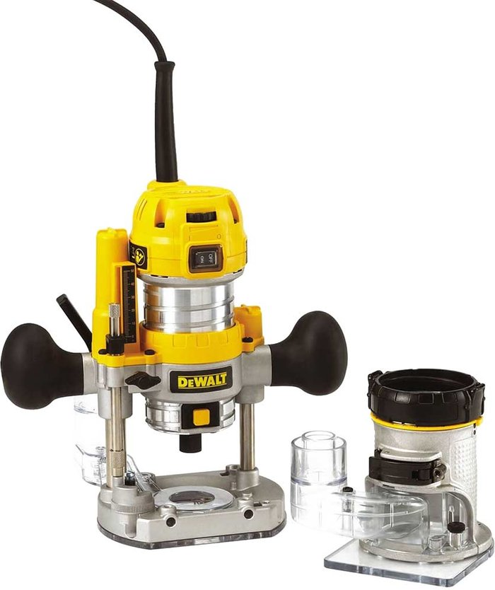 Tooled Up | Dewalt DeWalt 110V 1/4in Plunge Router D26204K-LX Dewalt DeWalt 110V 1/4in Plunge Router D26204K-LX