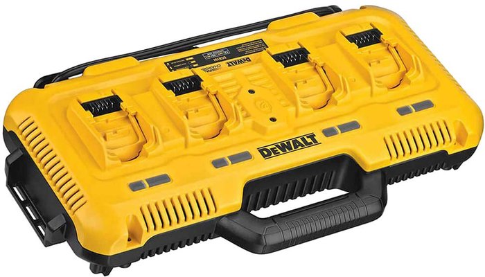 Tooled Up | Dewalt DeWalt DCB104 18v XR Cordless Four Port Li-ion Fast Battery Charger 240v Dewalt DeWalt DCB104 18v XR Cordless Four Port Li-ion Fast Battery Charger 240v
