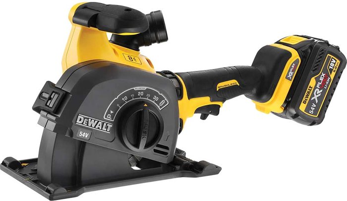 Tooled Up | Dewalt DeWalt DCG200T2-GB 54V XR Flexvolt Wall Chaser with 2 x 6AH Batteries Dewalt DeWalt DCG200T2-GB 54V XR Flexvolt Wall Chaser with 2 x 6AH Batteries