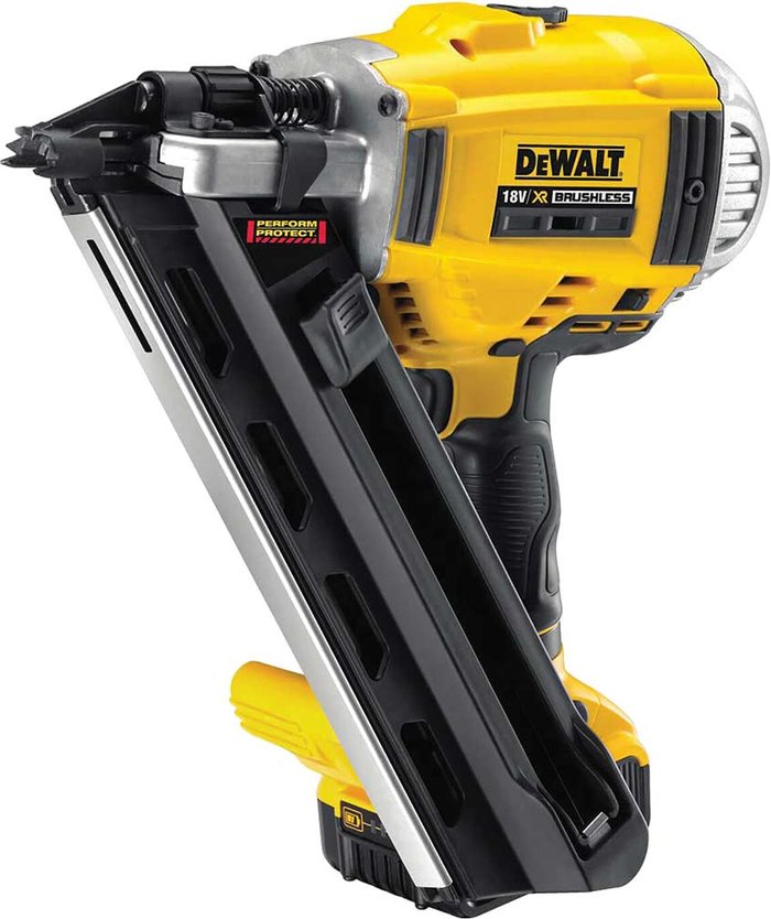 Tooled Up | Dewalt DeWalt DCN692P2-GB 18V XR Brushless 2 Speed Nail Gun Dewalt DeWalt DCN692P2-GB 18V XR Brushless 2 Speed Nail Gun