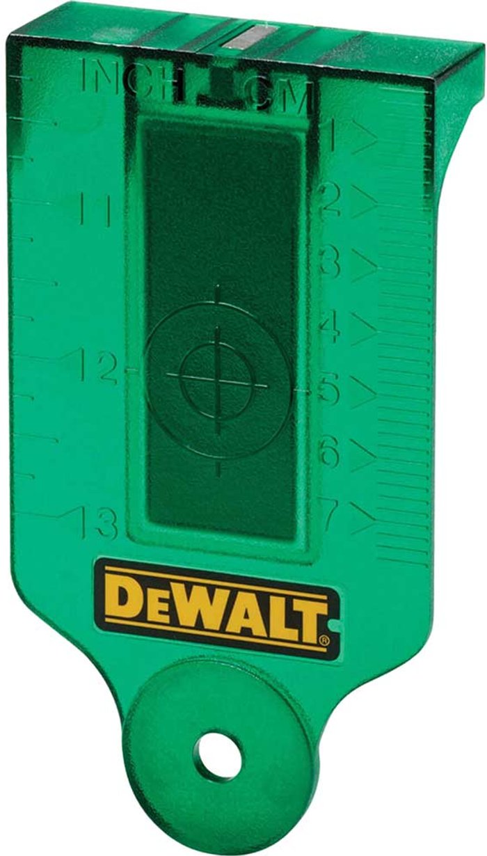 Tooled Up | Dewalt DeWalt Laser Target Plate Green Dewalt DeWalt Laser Target Plate Green