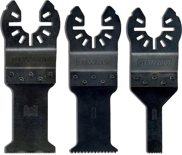 Tooled Up | Dewalt Dewalt - DT20713-QZ 3 Piece Multi Tool Blade Set Dewalt Dewalt - DT20713-QZ 3 Piece Multi Tool Blade Set