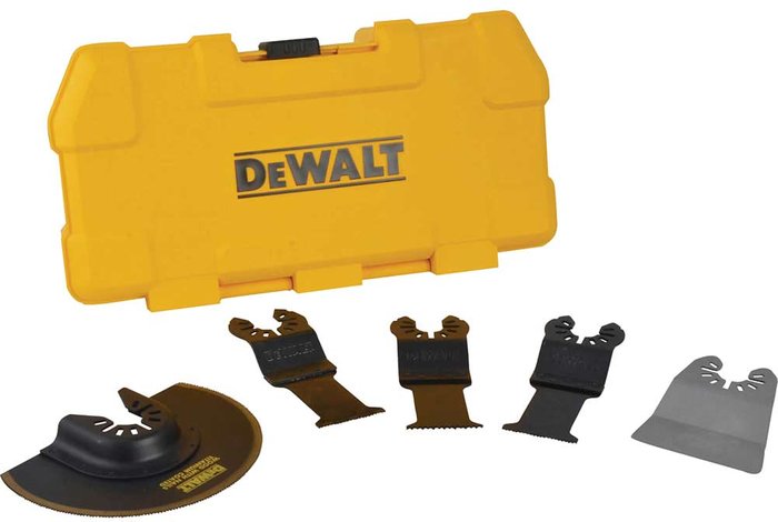 Tooled Up | Dewalt DeWalt 5 Piece Oscillating Multi Tool Blade Set Dewalt DeWalt 5 Piece Oscillating Multi Tool Blade Set