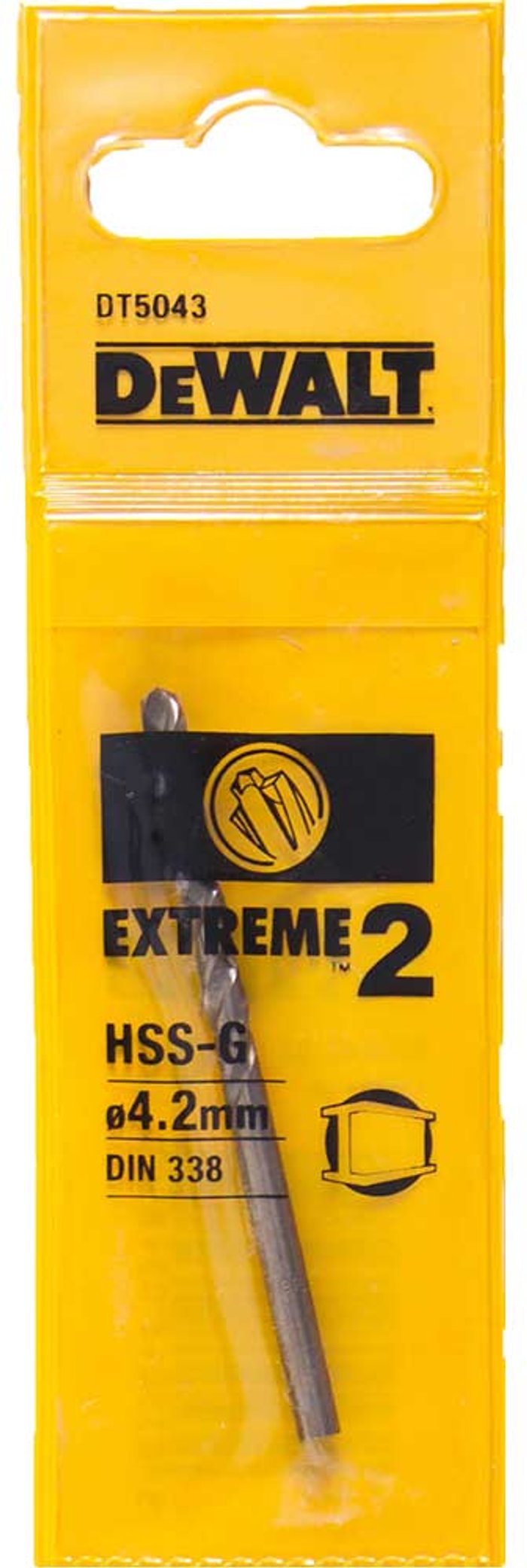 Tooled Up | Dewalt DeWalt Extreme 2 Metal Drill Bit 4.2mm Pack of 1 Dewalt DeWalt Extreme 2 Metal Drill Bit 4.2mm Pack of 1