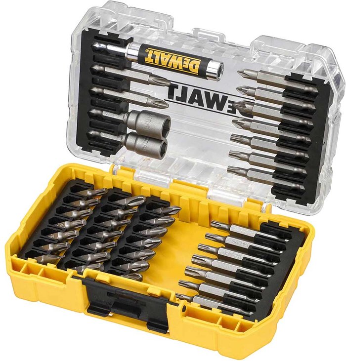 Tooled Up | Dewalt DeWalt 40 Piece Screwdriver Bit Set in Tough Case Dewalt DeWalt 40 Piece Screwdriver Bit Set in Tough Case