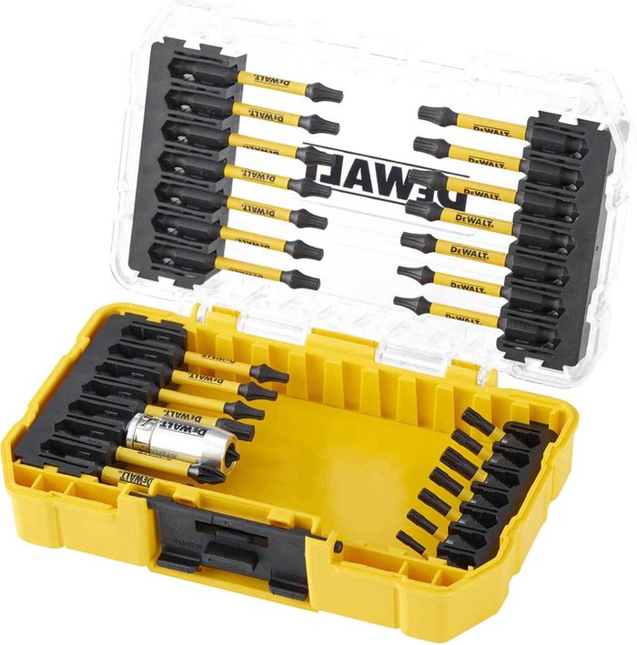 Tooled Up | Dewalt DeWalt 29 Piece FlexTorq Impact Screwdriver Bit Set in ToughCase Dewalt DeWalt 29 Piece FlexTorq Impact Screwdriver Bit Set in ToughCase